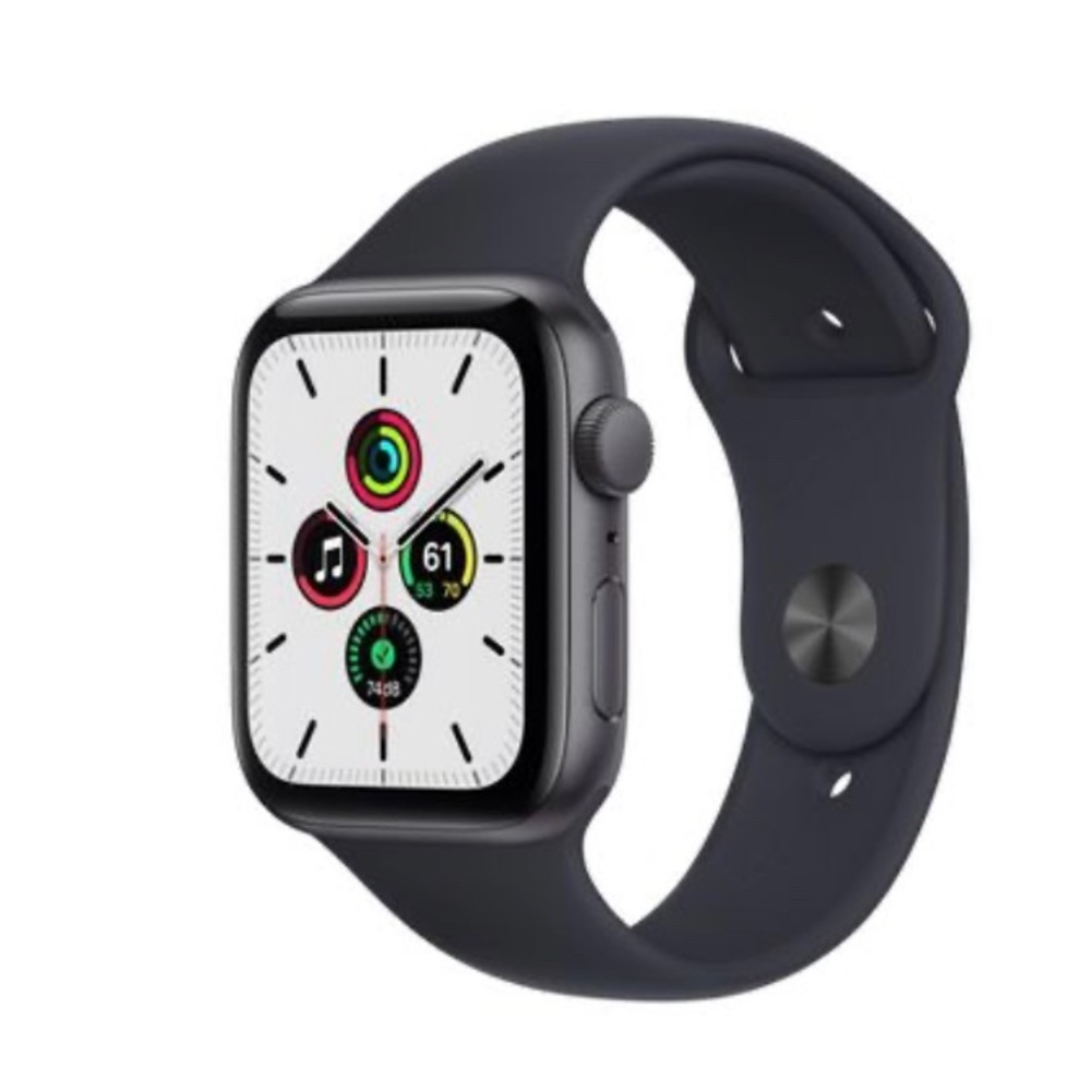 Apple Watch SE (2nd Gen) 44mm Midnight Aluminum Case and Midnight Sportband